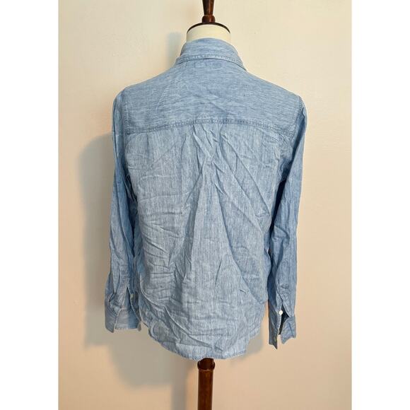 Faherty Tried & True Chambray Shirt - Picture 2 of 4